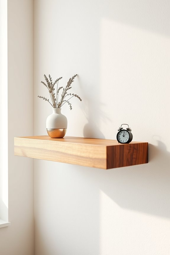 vintage floating shelf charm