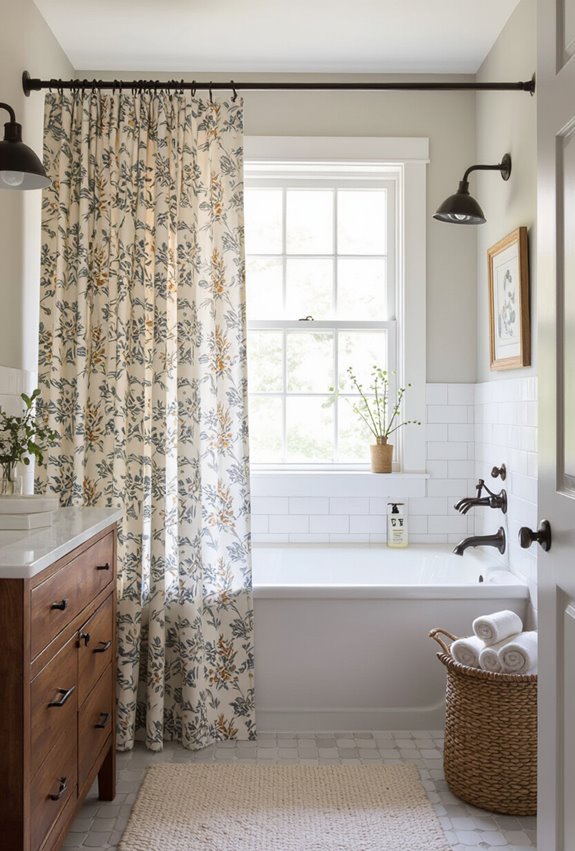 vintage floral toile softness