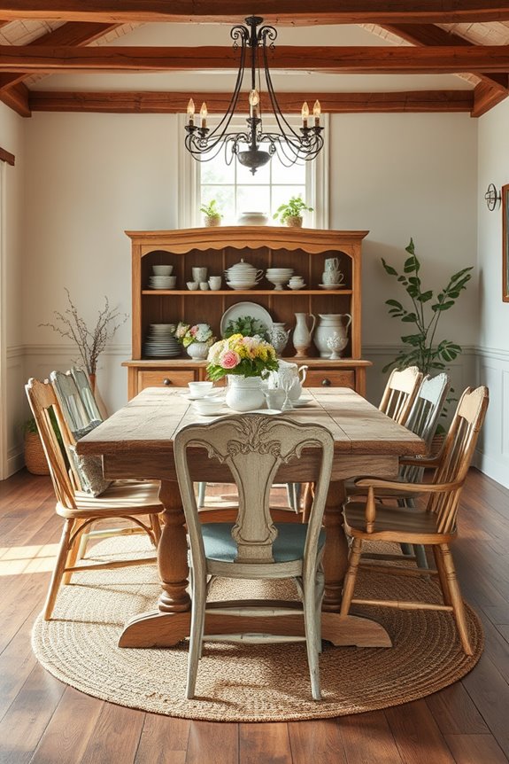 vintage furniture enhances charm