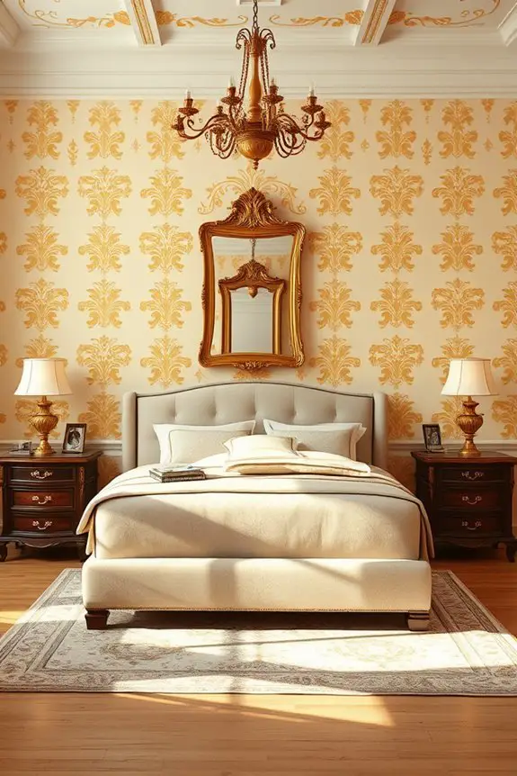 vintage gold wall decor