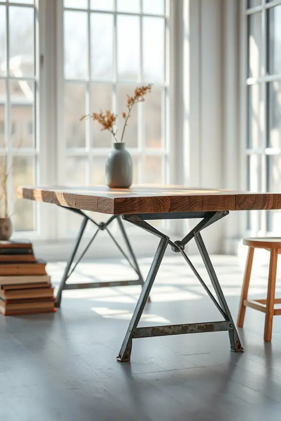vintage industrial elegance fusion