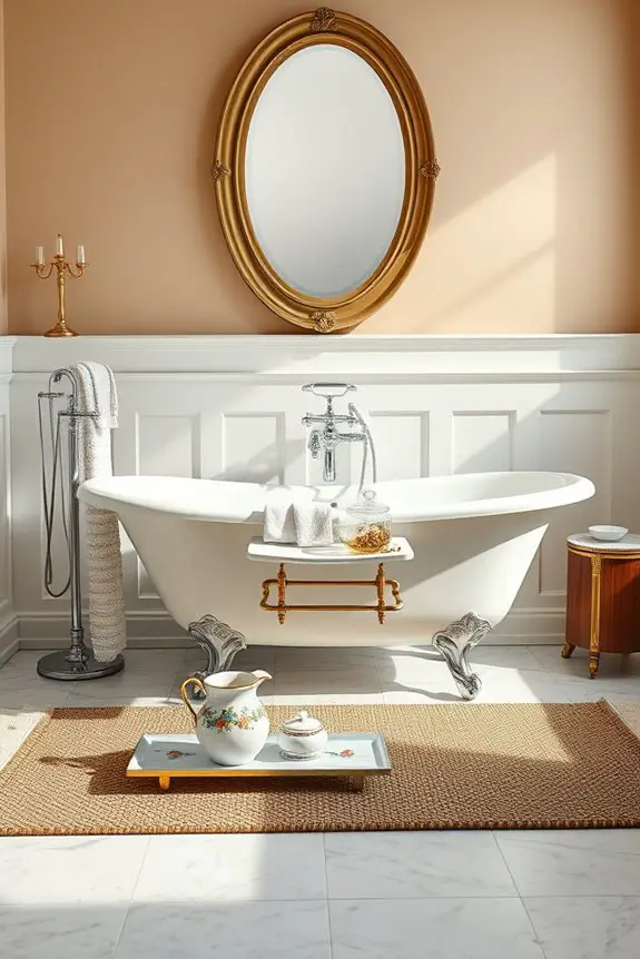 vintage inspired bathroom accessories