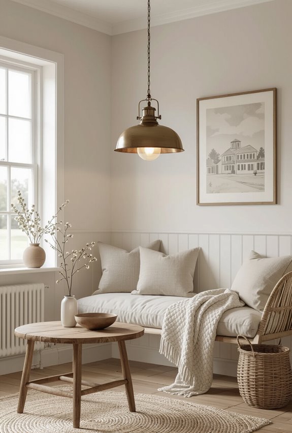 vintage inspired warm ambient lighting