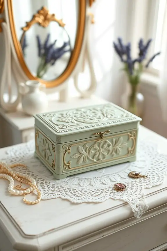 vintage jewelry box elegance