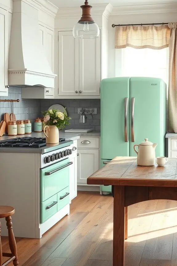 vintage kitchen charm accents