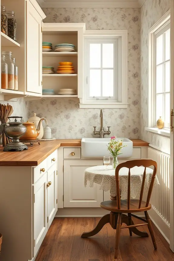 vintage kitchen corner charm