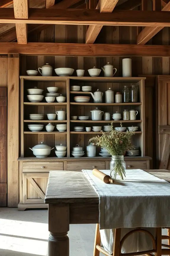 vintage kitchenware display ideas