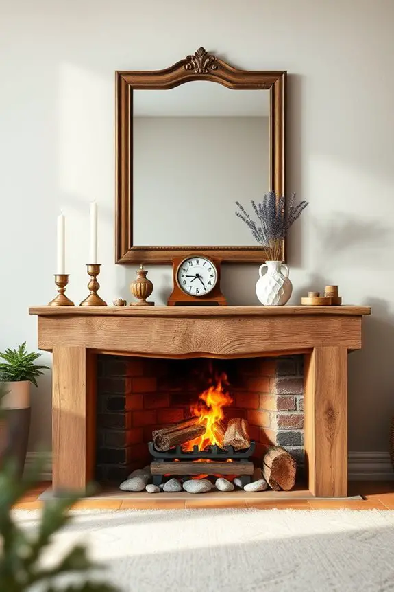 vintage mantel decor ideas