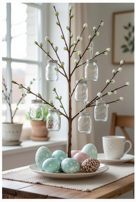 vintage mason jar ornaments