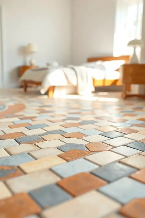vintage mosaic tile charm