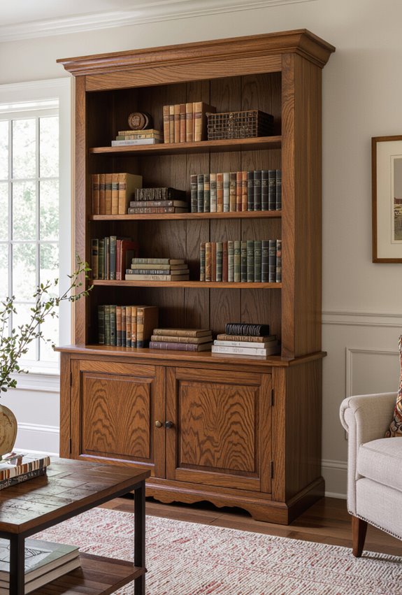 vintage oak layered styling