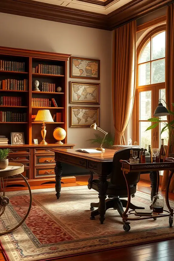 vintage office design inspiration