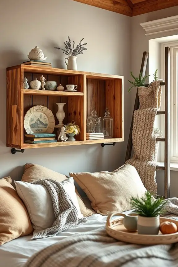 vintage shelf decor ideas