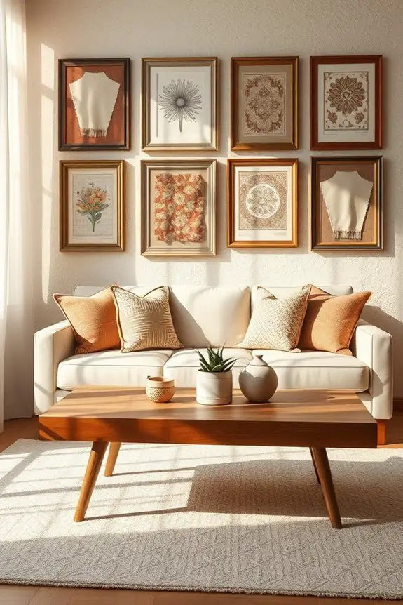 vintage textiles for decor