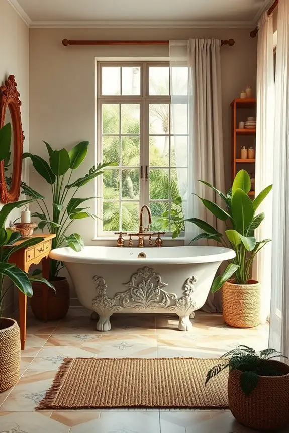 vintage tiles and reclaimed wood