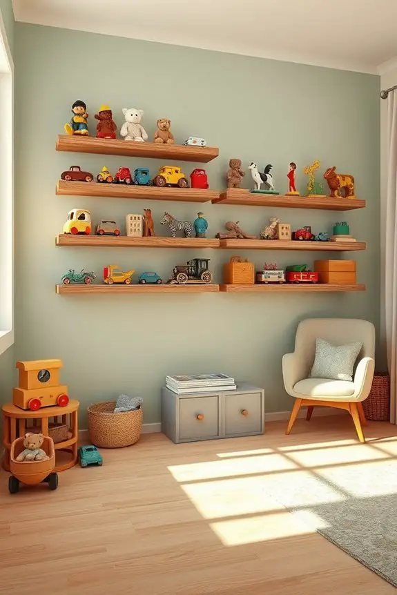 vintage toy display ideas