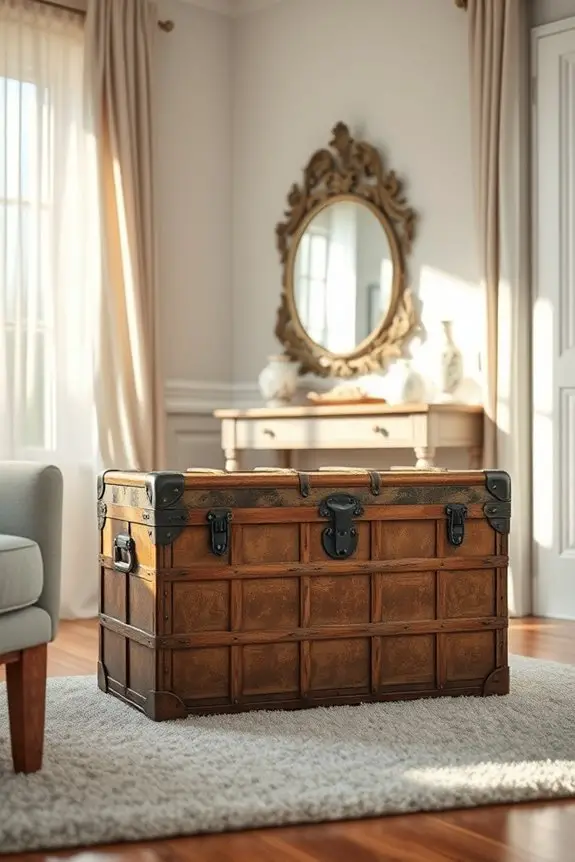 vintage trunks for stylish storage