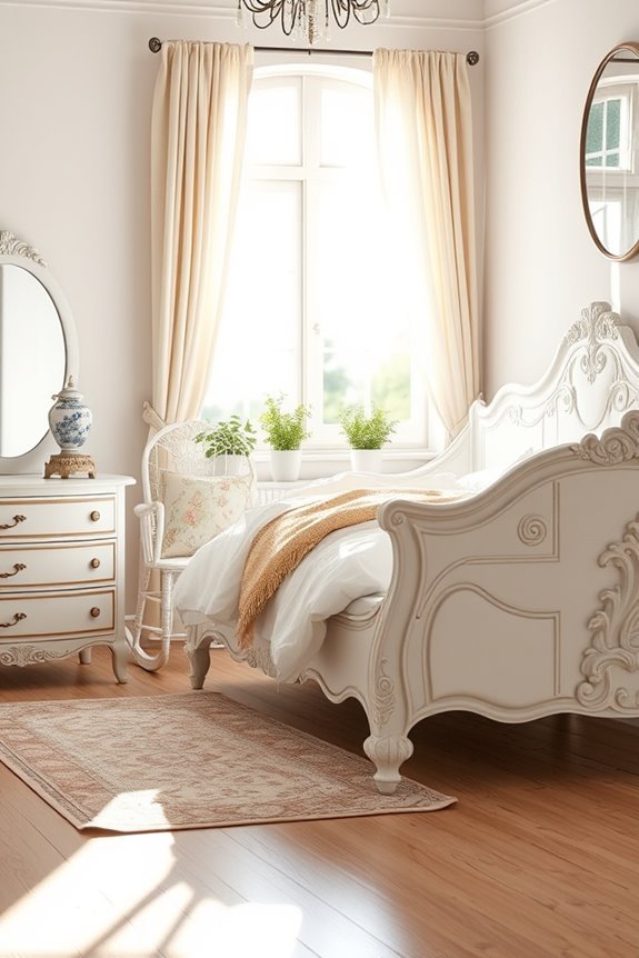 vintage white furniture charm
