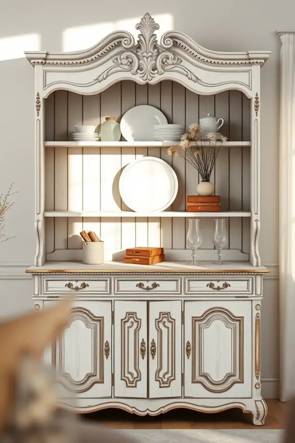 vintage white wash technique