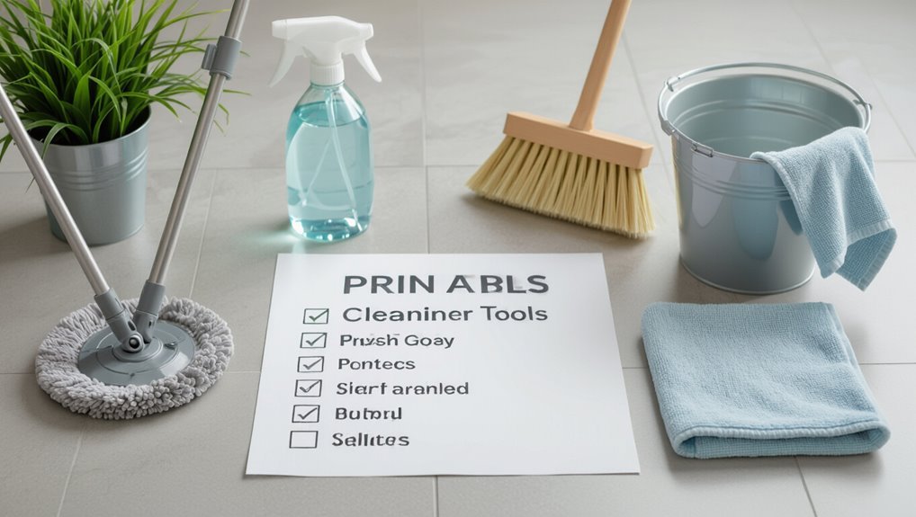 vinyl floor cleaning checklist