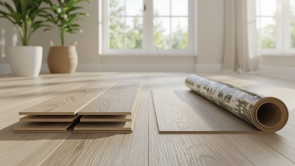 vinyl flooring construction types