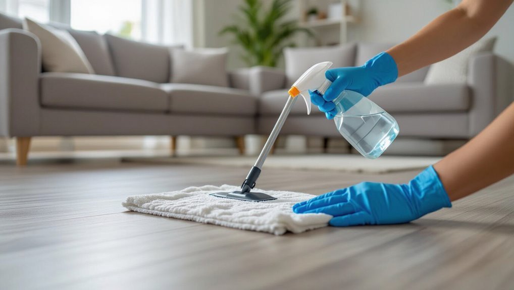 visual guide for cleaning
