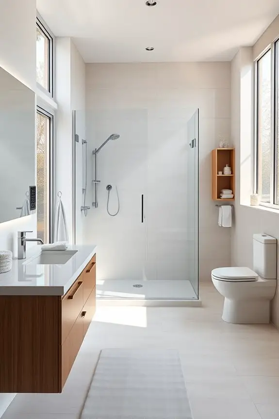 voice controlled bathroom features