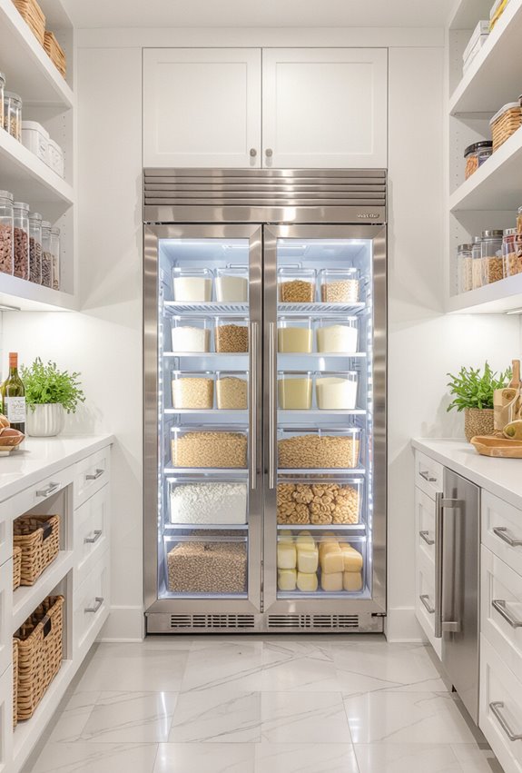 walk in refrigerated bulk pantry