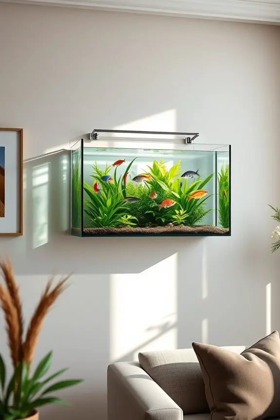 wall mounted aquatic decor