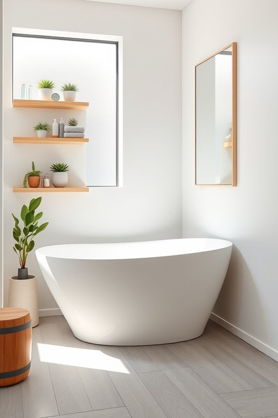 wall mounted bathroom organization solutions