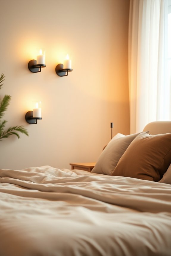 wall mounted candle holder decor