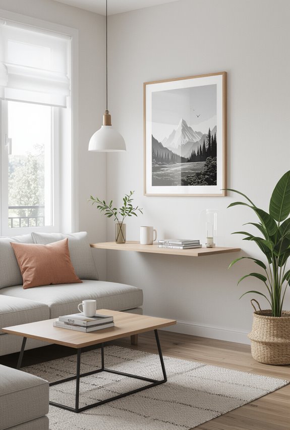 wall mounted corner surface solution