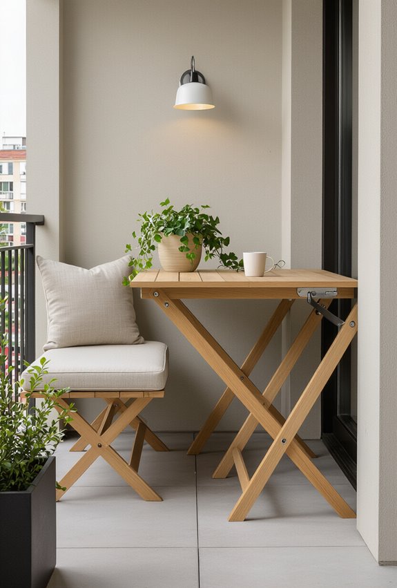 wall mounted fold down furniture