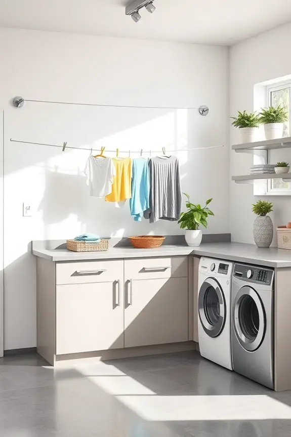 wall mounted laundry drying solution