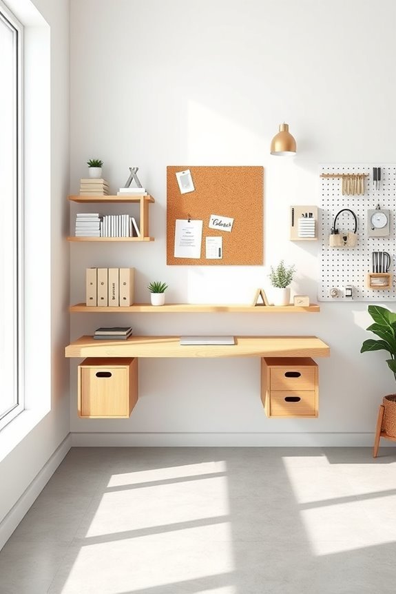 wall mounted space saving solutions