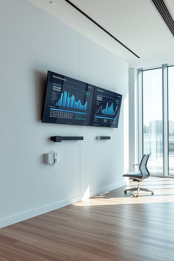 wall mounted technology integration