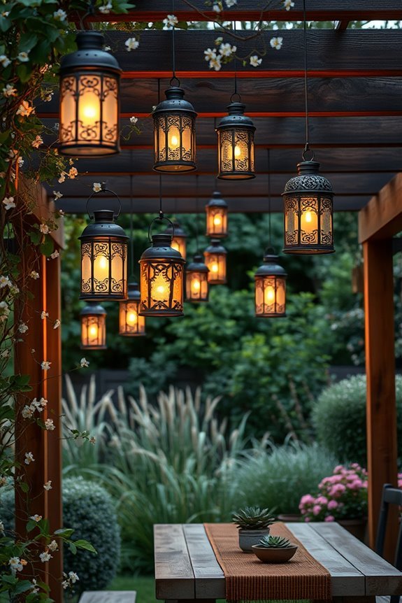warm ambient lantern lighting