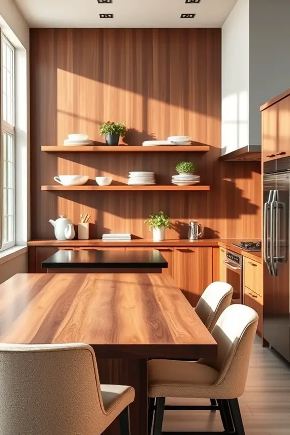 warm and inviting kitchen