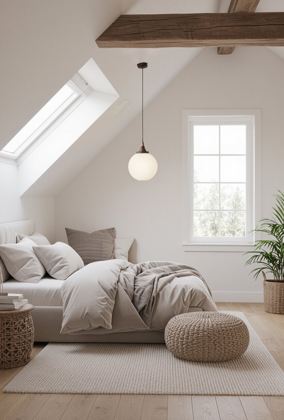 warm angled pendant lighting