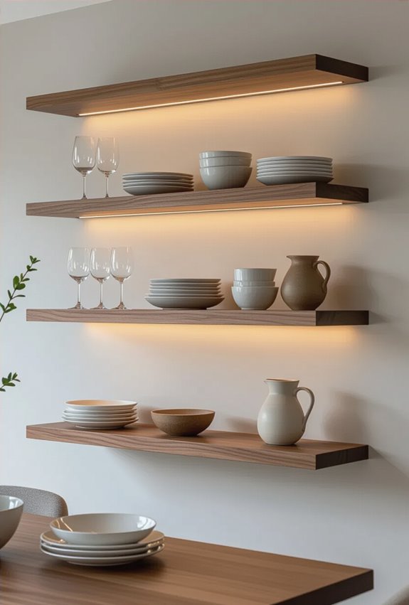 warm concealed adjustable underlighting