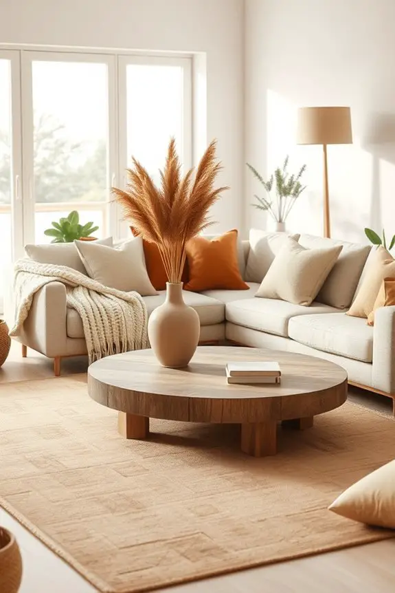 warm cozy minimalist textiles