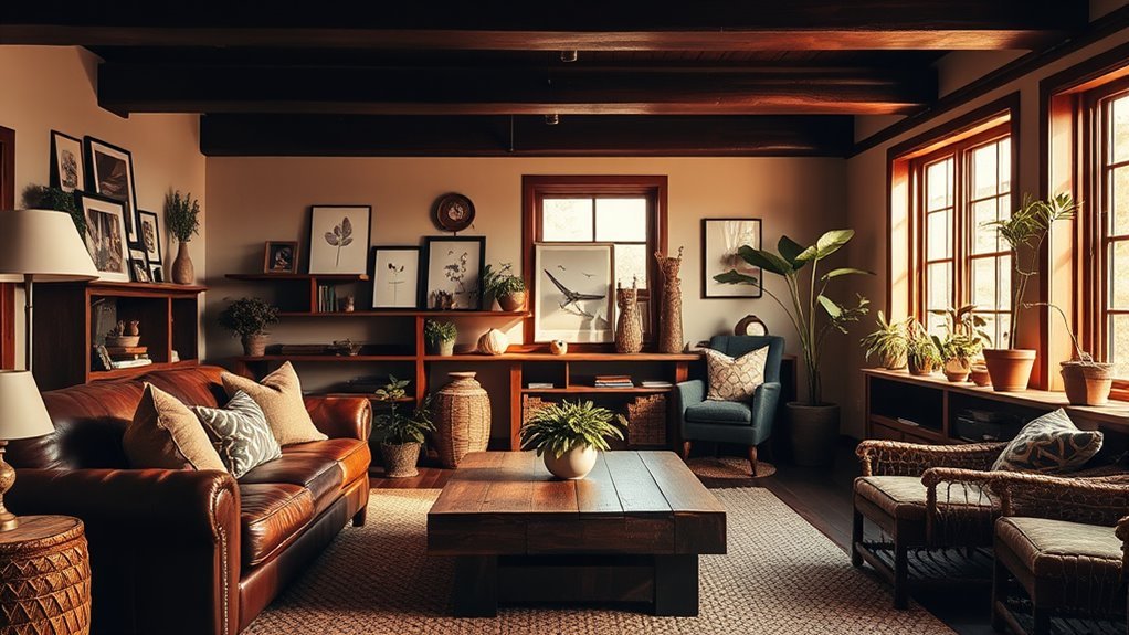 warm dark wood aesthetics