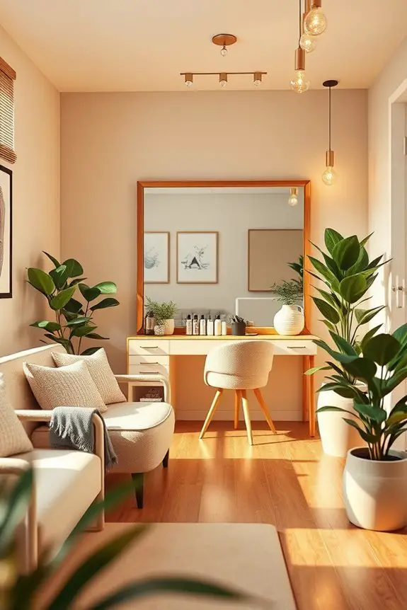 warm flattering beauty lighting