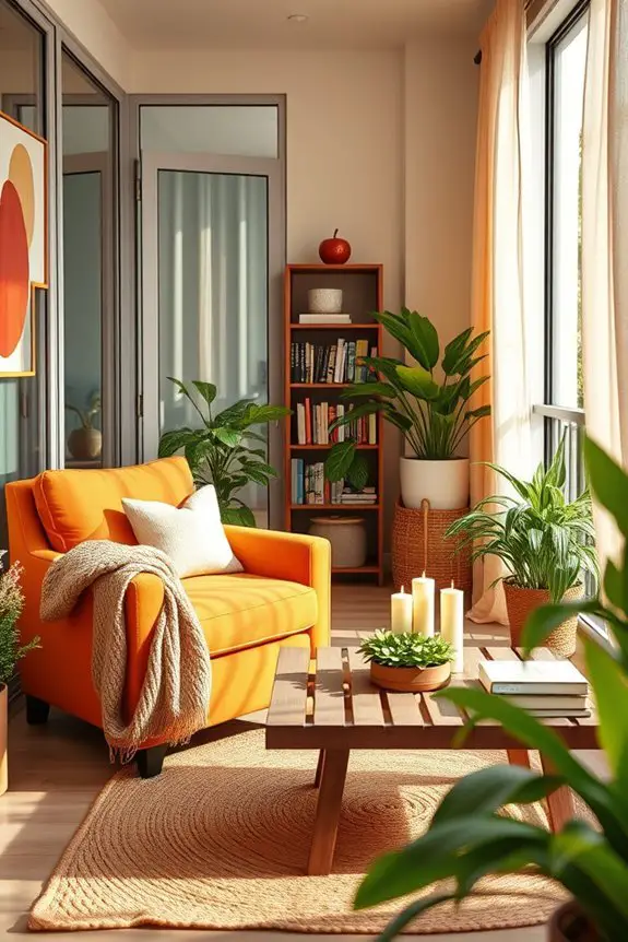 warm inviting color palette
