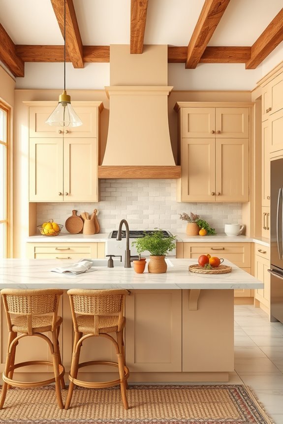 warm inviting family kitchen