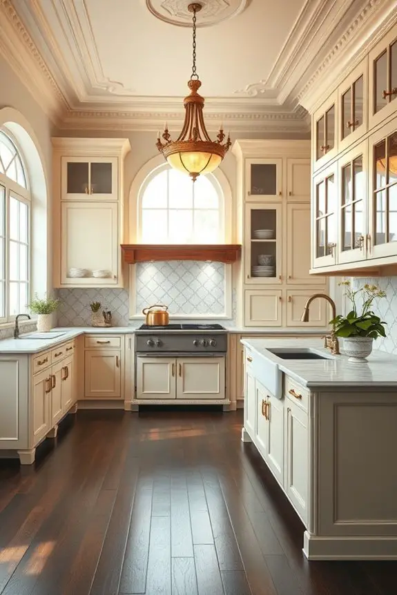 warm inviting kitchen ambiance