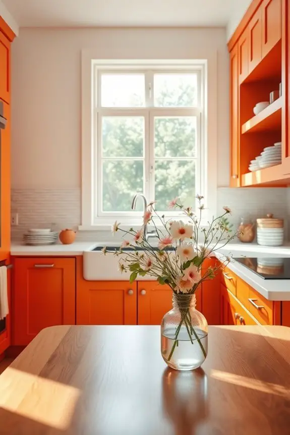 warm inviting kitchen atmosphere