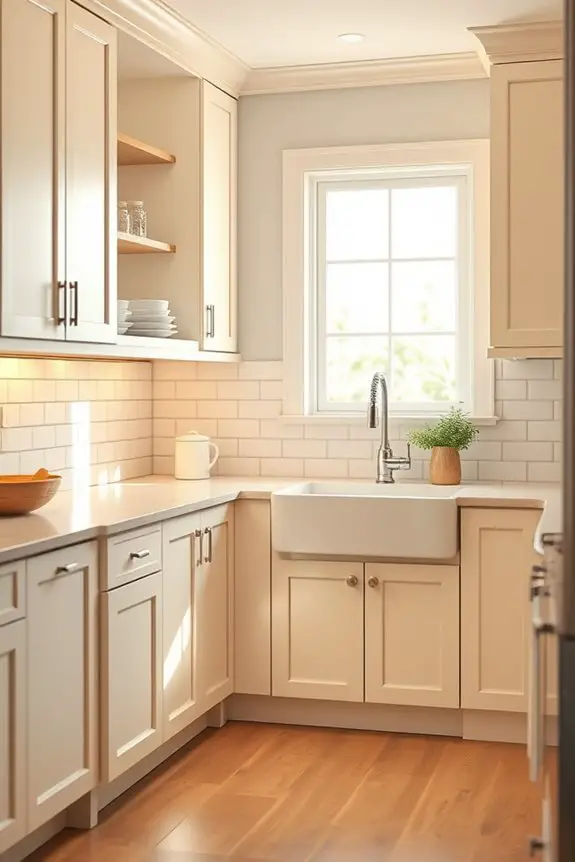 warm lighting enhances elegance
