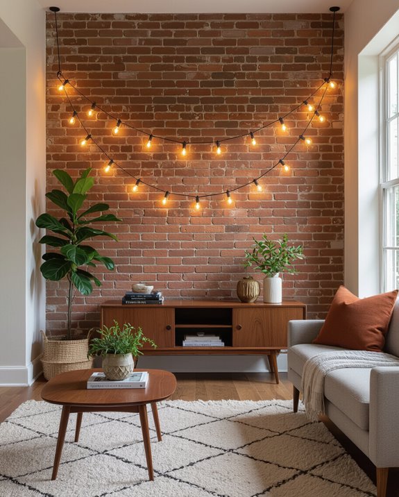 warm lights enhance texture