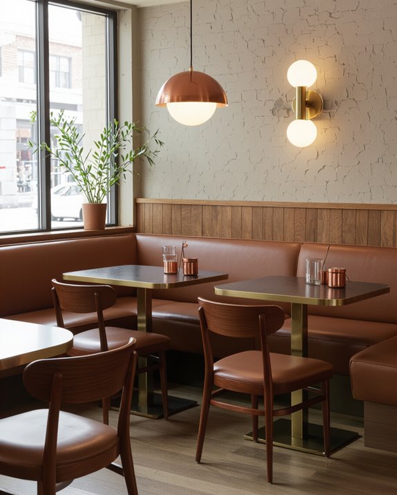 warm metallics for cozy elegance